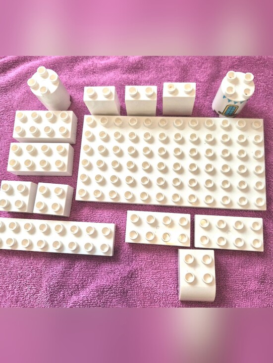 Lego Other - Lego Lot Of 14 Blocks White Great Condition!!